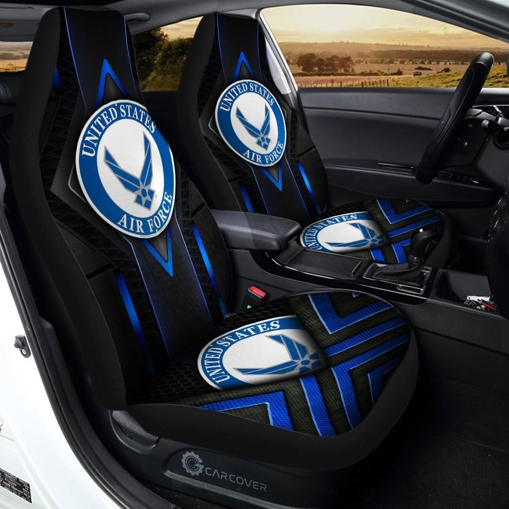 U.S Air Force Car Seat Covers Custom Military Car Accessories For Retired Air Force - Gearcarcover - 1