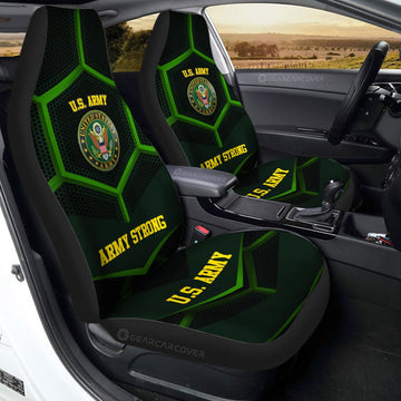 U.S Army Car Seat Covers Custom Army Strong US Military Car Accessories - Gearcarcover - 1