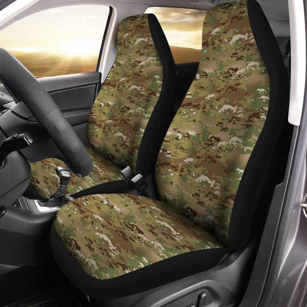 U.S Army Car Seat Covers Custom Camouflage Car Interior Accessories - Gearcarcover - 1