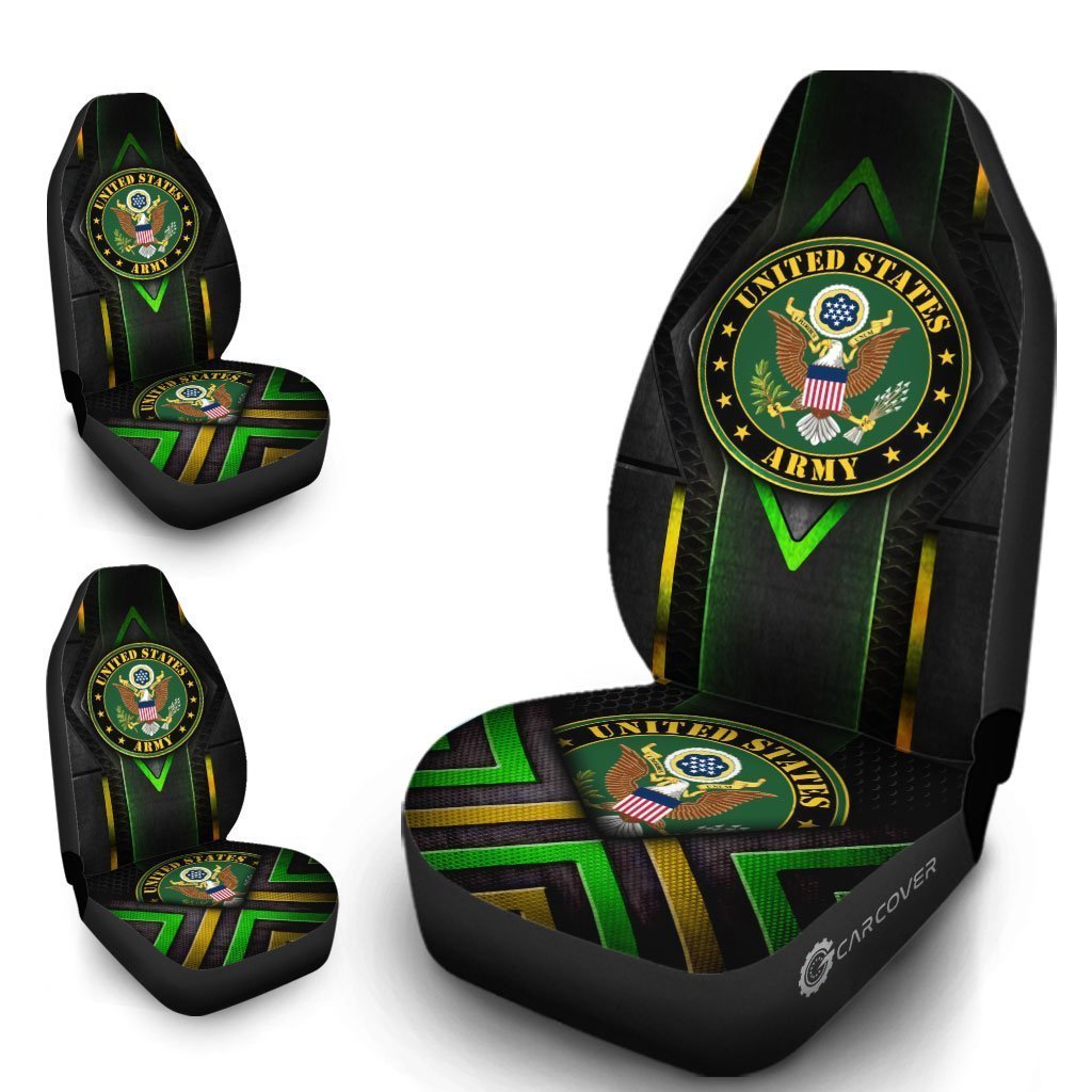 U.S Army Car Seat Covers Custom Military Car Accessories For Army - Gearcarcover - 2