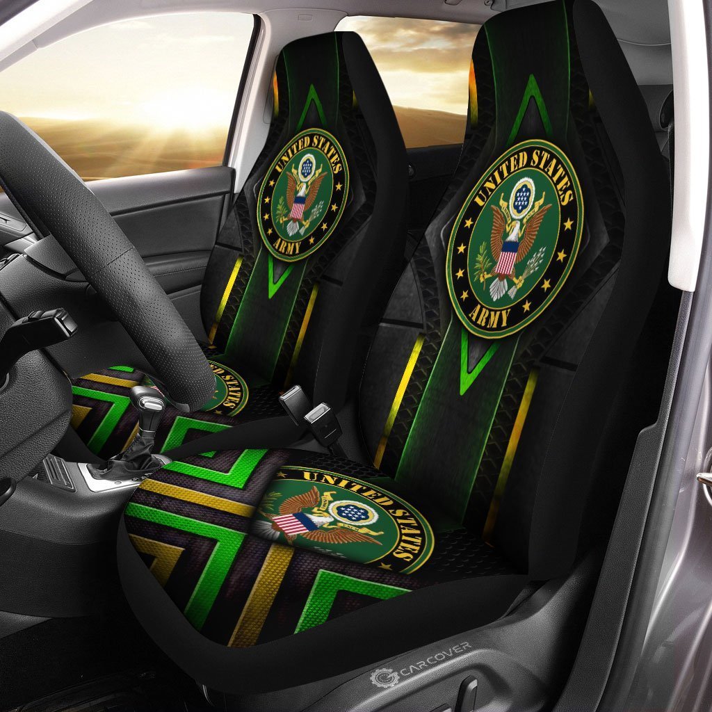 U.S Army Car Seat Covers Custom Military Car Accessories For Army - Gearcarcover - 3