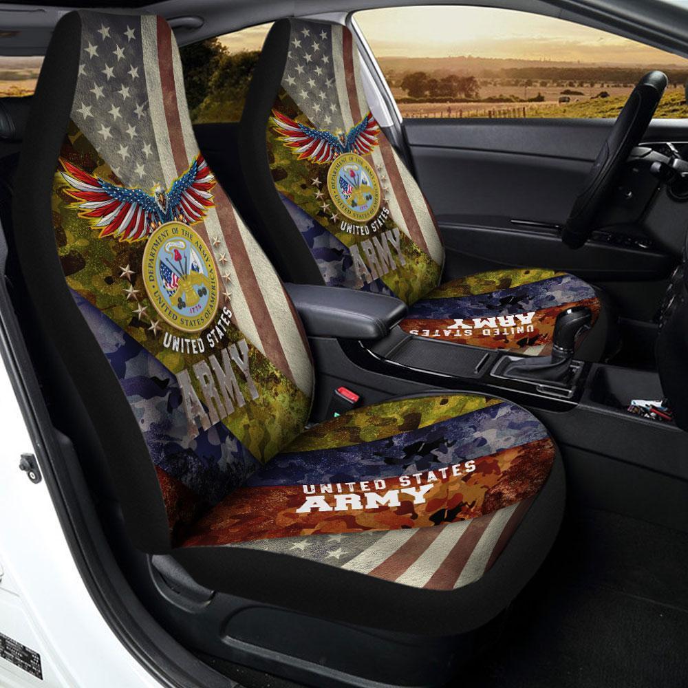U.S Army Car Seat Covers Custom Military Car Accessories - Gearcarcover - 2