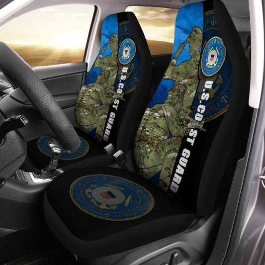 U.S Coast Guard Car Seat Covers Custom Car Interior Accessories - Gearcarcover - 2