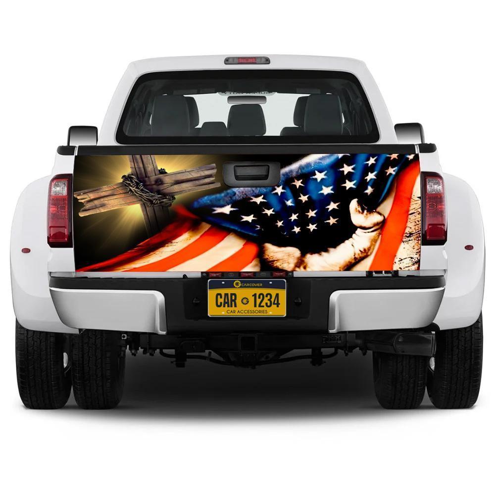 U.S Flag Truck Tailgate Decal Custom Car Accessories - Gearcarcover - 4