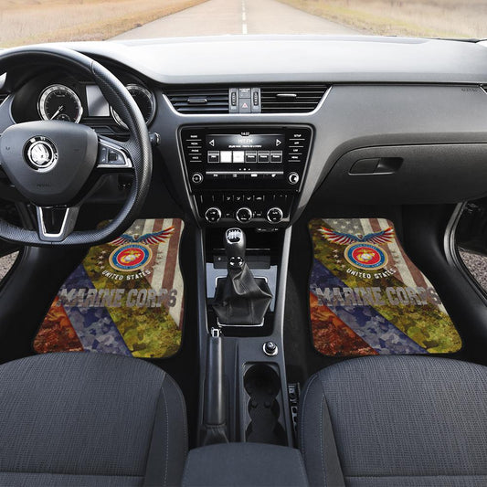 U.S Marine Corps Car Floor Mats Custom Marine Car Accessories - Gearcarcover - 2