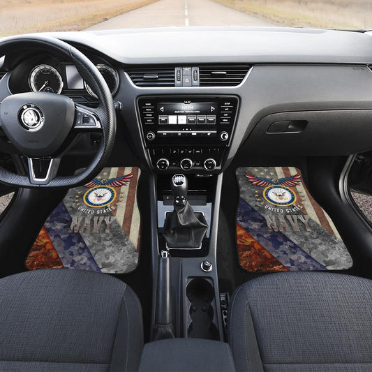 U.S Navy Car Floor Mats Custom US Armed Forces Car Accessories - Gearcarcover - 2