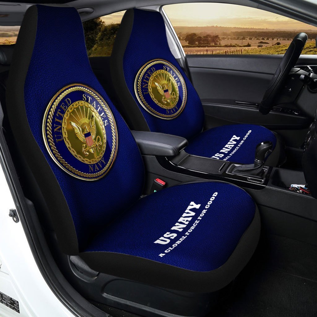 U.S Navy Car Seat Covers Custom Emblem Car Accessories - Gearcarcover - 2