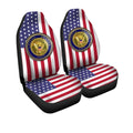 U.S Navy Car Seat Covers Custom US Flag Car Accessories - Gearcarcover - 3