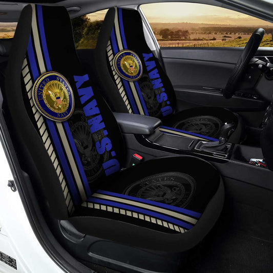 U.S Navy Car Seat Covers Custom USN Military Car Accessories - Gearcarcover - 1