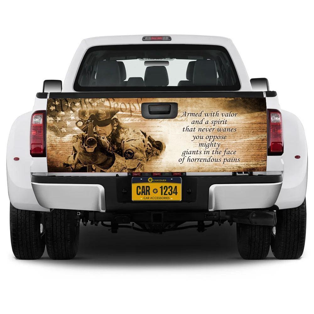 U.S Soldier Truck Tailgate Decal Custom Army Car Accessories - Gearcarcover - 4