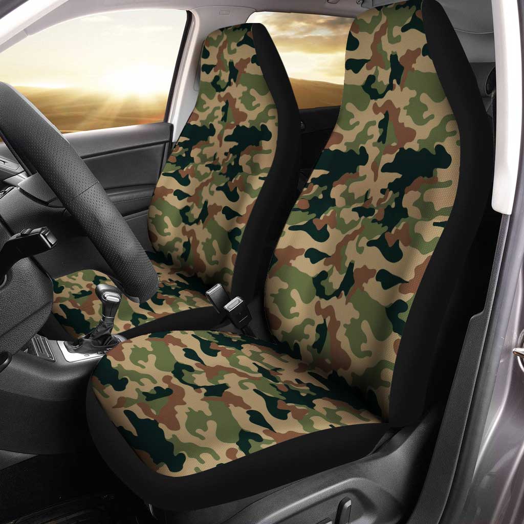 U.S Space Force Car Seat Covers Custom Camouflage US Armed Forces - Gearcarcover - 1