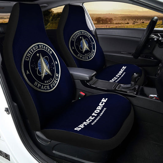 U.S Space Force Car Seat Covers Custom Emblem Car Accessories - Gearcarcover - 2