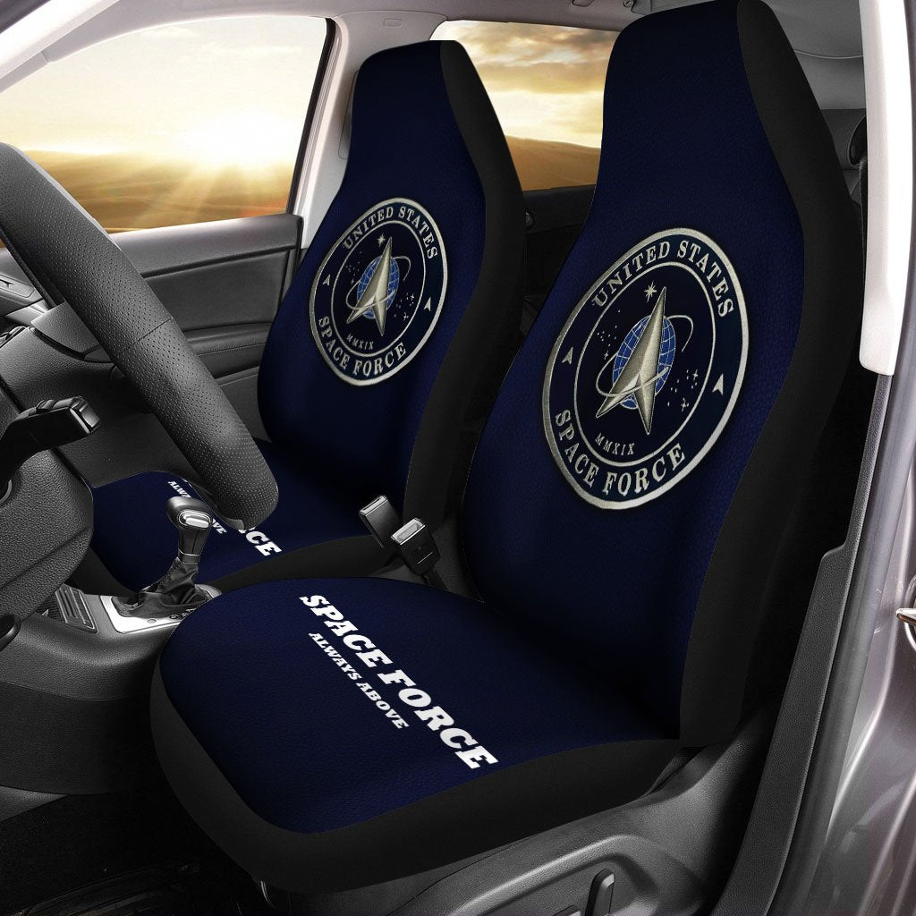 U.S Space Force Car Seat Covers Custom Emblem Car Accessories - Gearcarcover - 1