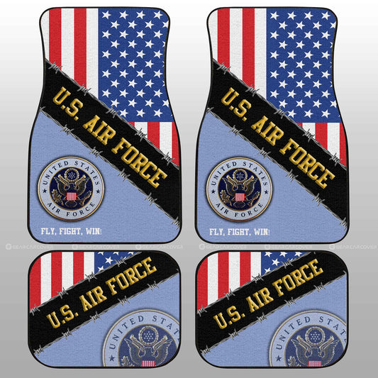 U.S. Air Force Car Floor Mats Custom United States Military Car Accessories - Gearcarcover - 2