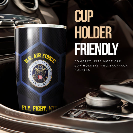 U.S. Air Force Military Tumbler Cup Custom Car Accessories - Gearcarcover - 2