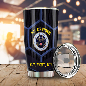 U.S. Air Force Military Tumbler Cup Custom Car Accessories - Gearcarcover - 1