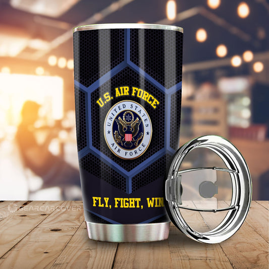 U.S. Air Force Military Tumbler Cup Custom Car Accessories - Gearcarcover - 1