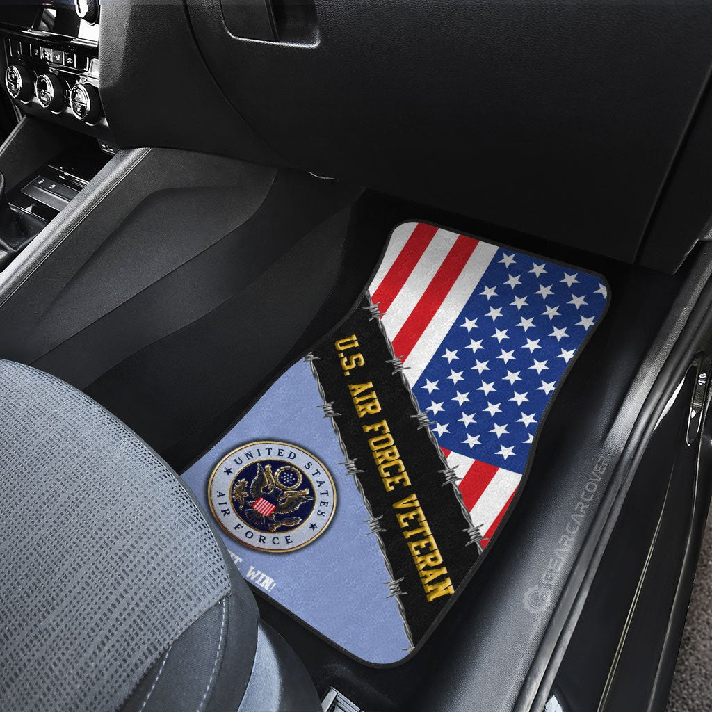 U.S. Air Force Veterans Car Floor Mats Custom United States Military Car Accessories - Gearcarcover - 4