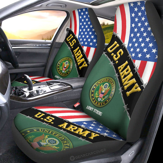 U.S. Army Car Seat Covers Custom United States Military Car Accessories - Gearcarcover - 2
