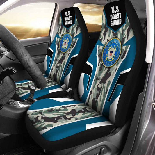 U.S. Coast Guard Car Seat Covers Custom Luxury Car Accessories - Gearcarcover - 2