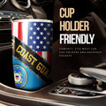 U.S. Coast Guard Tumbler Cup Custom United States Military Car Accessories - Gearcarcover - 2