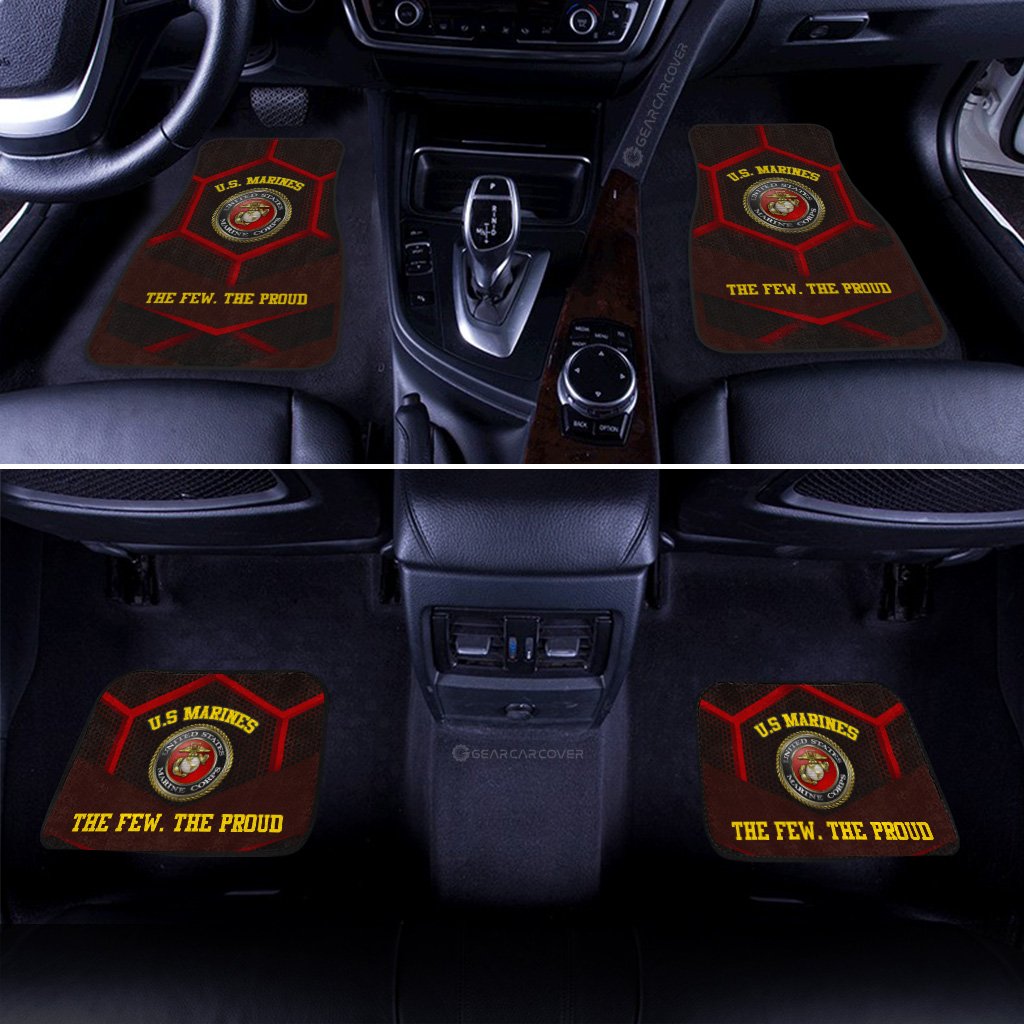 U.S. Marine Corps Car Floor Mats Custom US Military Car Accessories - Gearcarcover - 3