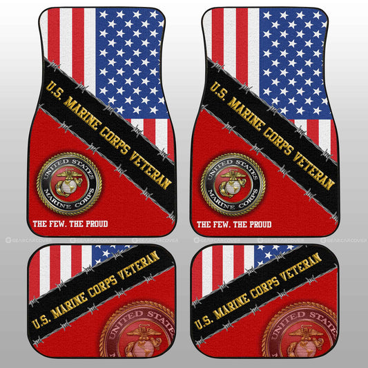 U.S. Marine Corps Car Floor Mats Custom United States Military Car Accessories - Gearcarcover - 2