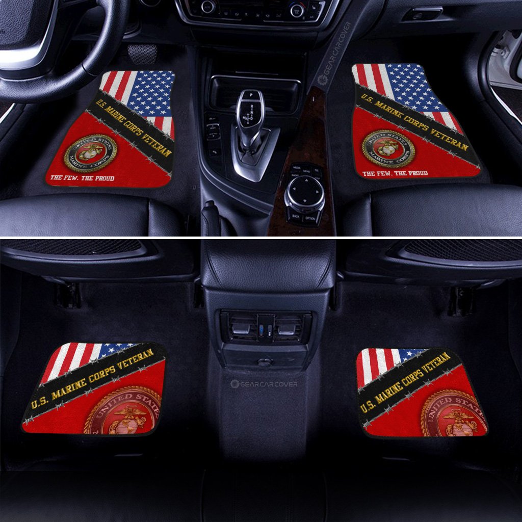 U.S. Marine Corps Car Floor Mats Custom United States Military Car Accessories - Gearcarcover - 3