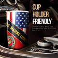 U.S. Marine Corps Veterans Tumbler Cup Custom United States Military Car Accessories - Gearcarcover - 2