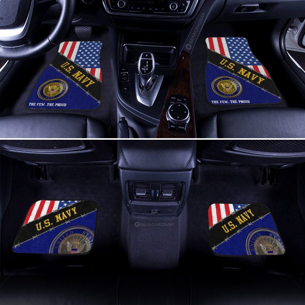 U.S. Navy Car Floor Mats Custom United States Military Car Accessories - Gearcarcover - 3