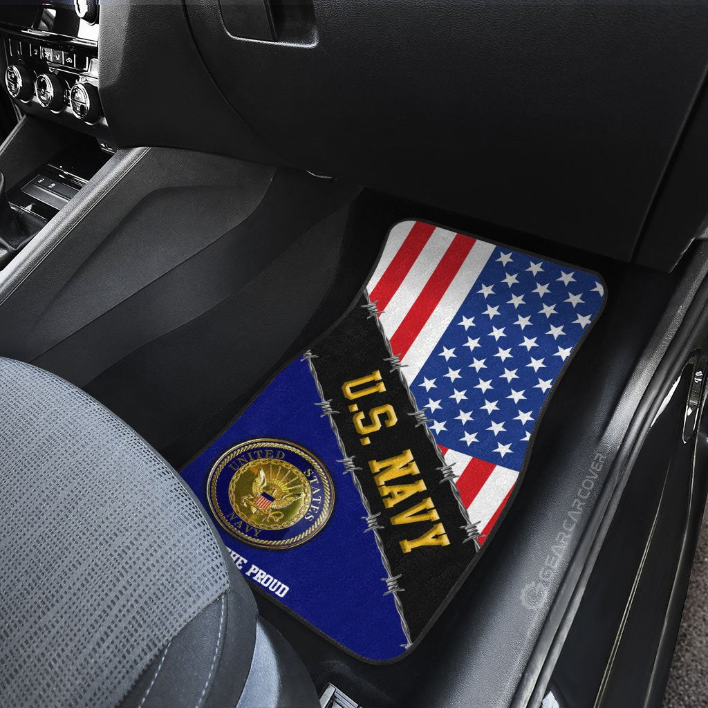 U.S. Navy Car Floor Mats Custom United States Military Car Accessories - Gearcarcover - 4