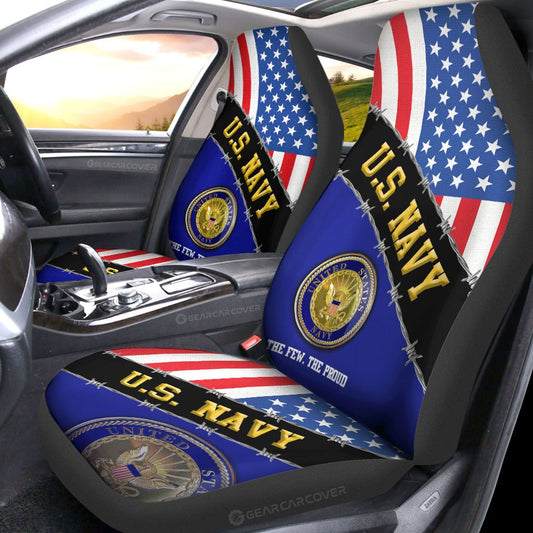 U.S. Navy Car Seat Covers Custom United States Military Car Accessories - Gearcarcover - 2