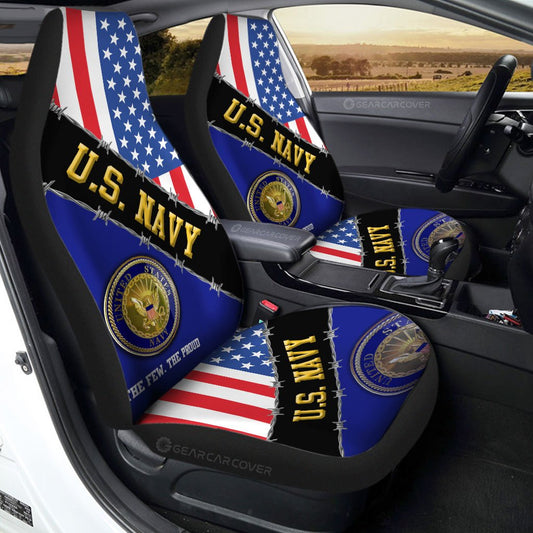 U.S. Navy Car Seat Covers Custom United States Military Car Accessories - Gearcarcover - 1