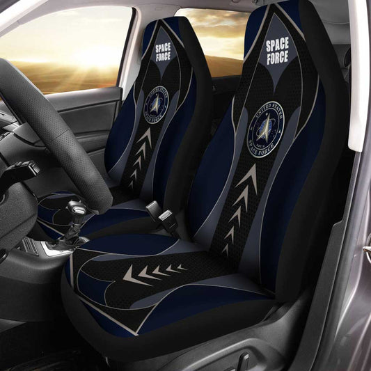 U.S. Space Force Car Seat Covers Custom Military Car Accessories - Gearcarcover - 2