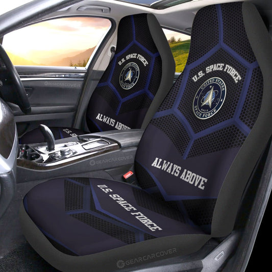 U.S. Space Force Military Car Seat Covers Custom Car Accessories - Gearcarcover - 2