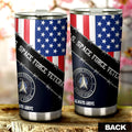 U.S. Space Force Veterans Tumbler Cup Custom United States Military Car Accessories - Gearcarcover - 3