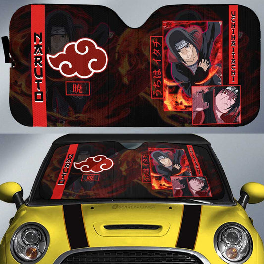 Uchiha Itachi Car Sunshade Custom Anime Car Accessories - Gearcarcover - 1