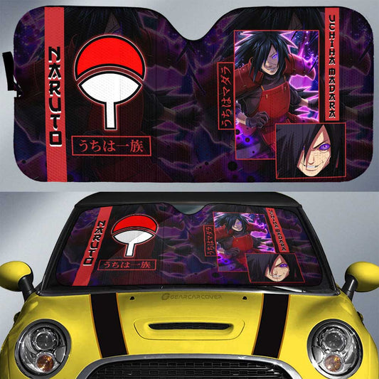 Uchiha Madara Car Sunshade Custom Anime Car Accessories - Gearcarcover - 1
