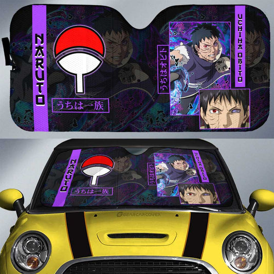 Uchiha Obito Car Sunshade Custom Anime Car Accessories - Gearcarcover - 1