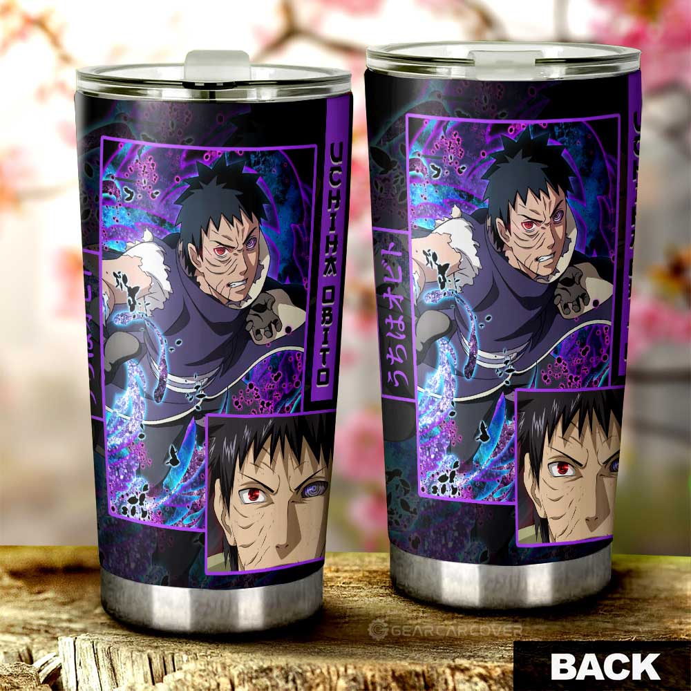 Uchiha Obito Tumbler Cup Custom Anime Car Accessories - Gearcarcover - 3