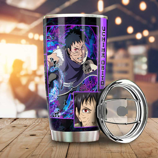 Uchiha Obito Tumbler Cup Custom Anime Car Accessories - Gearcarcover - 1