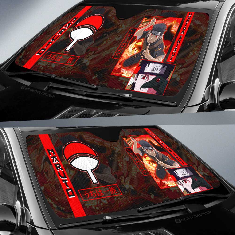 Uchiha Shisui Car Sunshade Custom Anime Car Accessories - Gearcarcover - 2