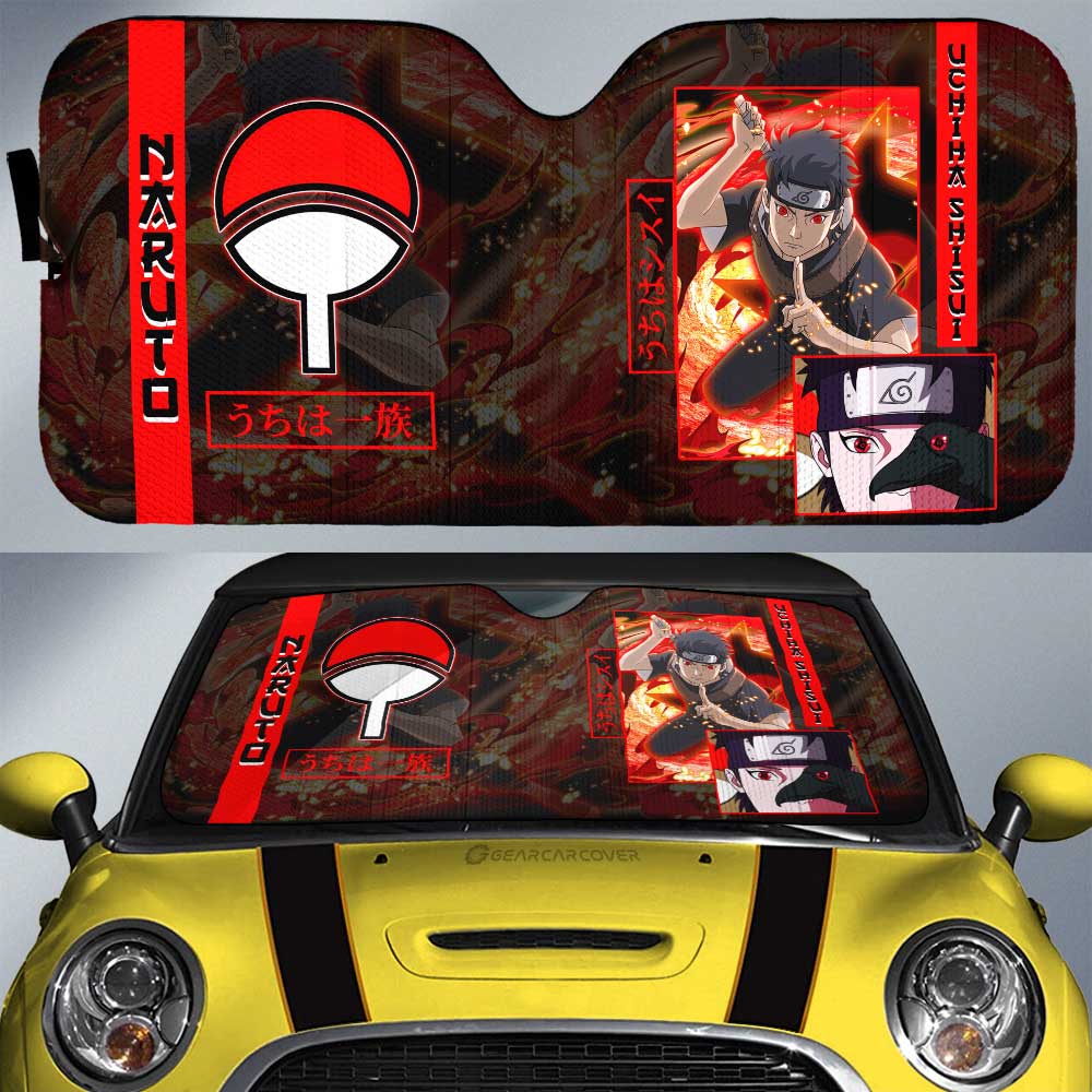 Uchiha Shisui Car Sunshade Custom Anime Car Accessories - Gearcarcover - 1