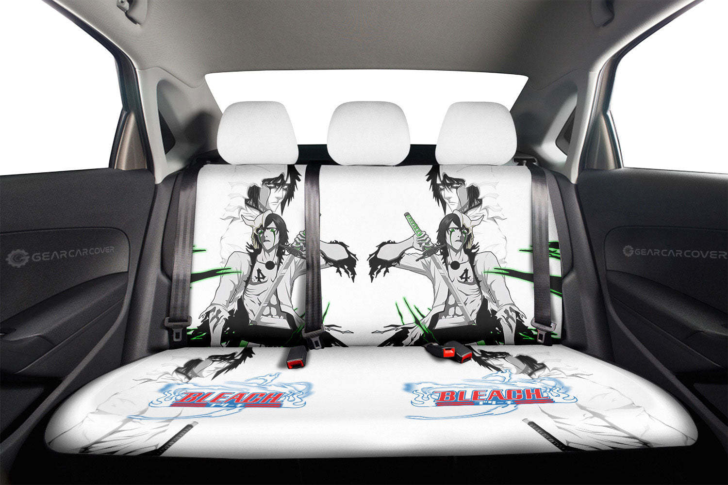 Ulquiorra Cifer Car Back Seat Cover Custom Bleach Anime - Gearcarcover - 2