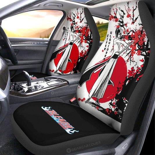 Ulquiorra Cifer Car Seat Covers Custom Japan Style Anime Bleach Car Interior Accessories - Gearcarcover - 2