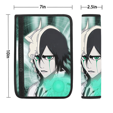 Ulquiorra Cifer Seat Belt Covers Custom Bleach Anime Car Accessories - Gearcarcover - 1