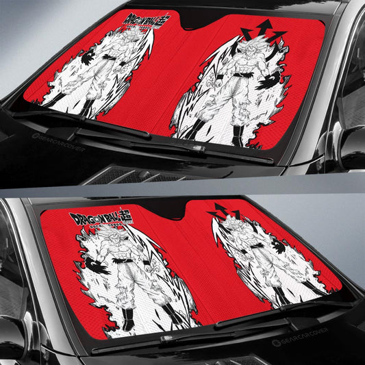 Ultra Instinct Car Sunshade Custom Dragon Ball Anime Car Accessories Manga Style - Gearcarcover - 2