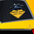 Uma Uma Mustang Roy Warning Car Sticker Custom Fullmetal Alchemist Anime Car Accessories - Gearcarcover - 2