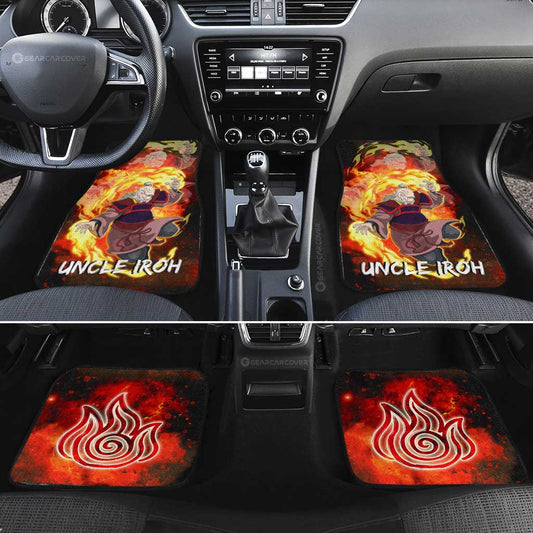 Uncle Iroh Car Floor Mats Custom Avatar The Last Airbender Anime - Gearcarcover - 2