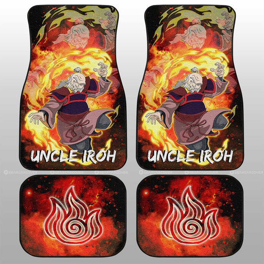 Uncle Iroh Car Floor Mats Custom Avatar The Last Airbender Anime - Gearcarcover - 1